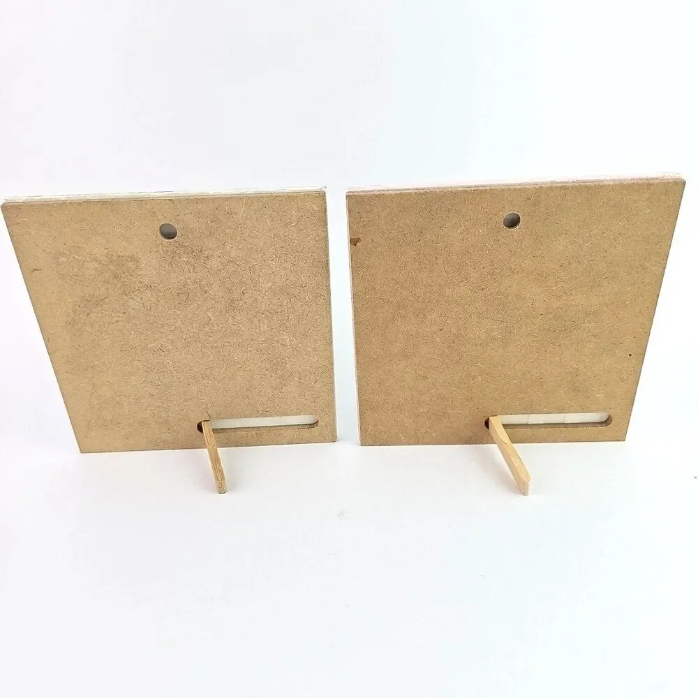 Vines Grapes set of 2 Art Tile 6x6 Decorative Wall Backsplash Free Standing